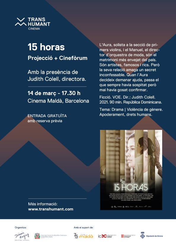 15 HORAS al Cinema Maldà Barcelona