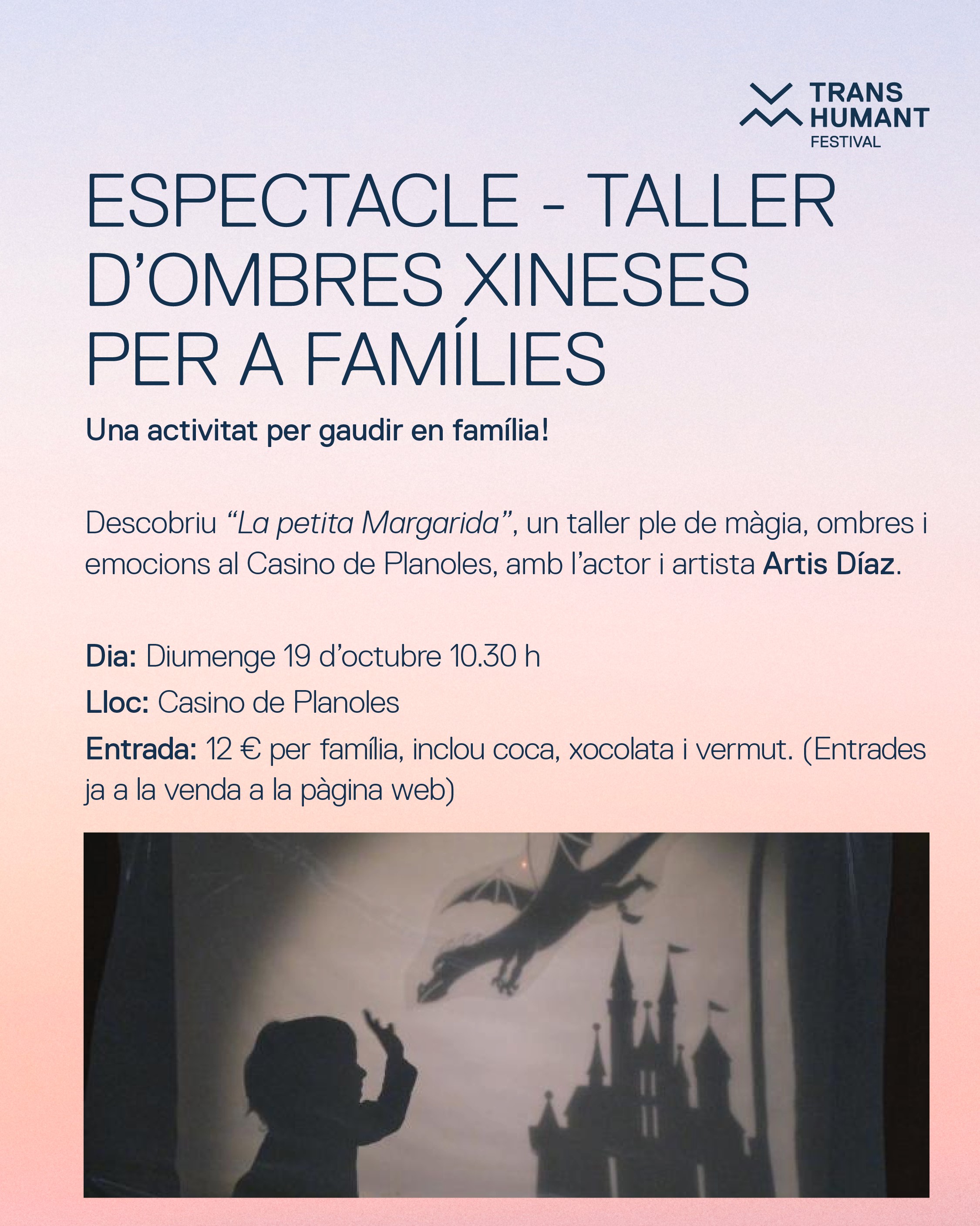 Espectacle - Taller d’ombres xineses per a famílies
