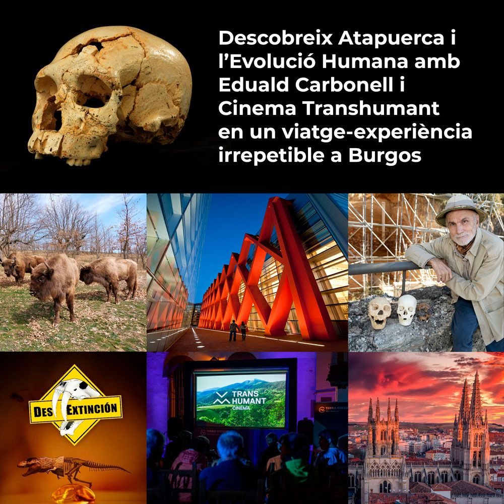 DESCOBREIX ATAPUERCA I L’EVOLUCIÓ HUMANA COM MAI L’HAS VIST AMB L’EDUALD CARBONELL