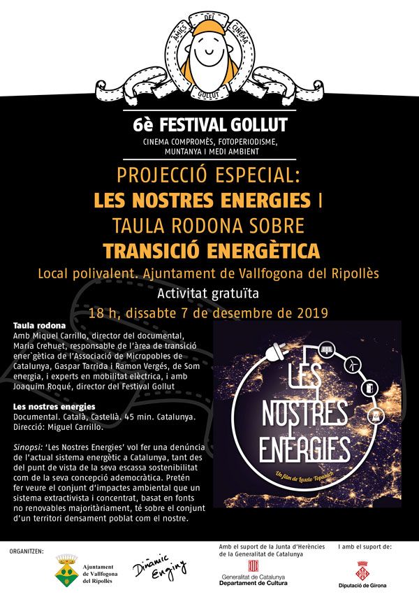 SESSIÓ ESPECIAL: LES NOSTRES ENERGIES I TAULA RODONA DE TRANSICIÓ ENERGÈTICA