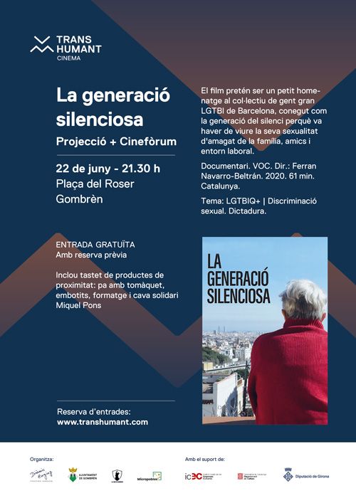 Generació silenciosa a la plaça del Roser de Gombrèn