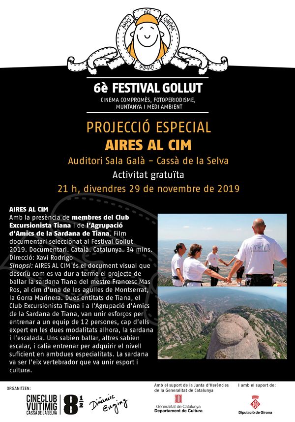 PROJECCIÓ ESPECIAL: AIRES AL CIM