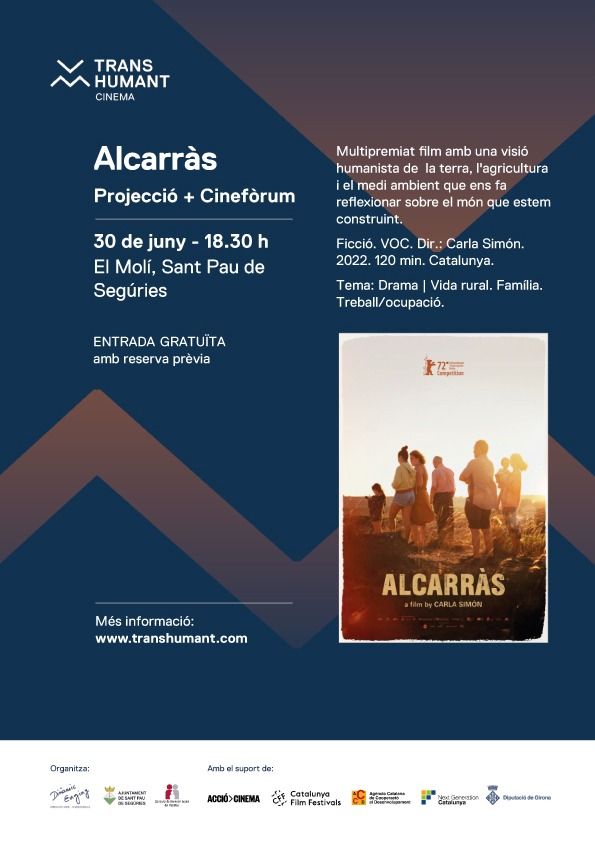 'Alcarràs', projecció a El Molí a Sant Pau de Segúries